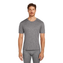 Icebreaker Unterwäsche Tshirt 200 Oasis SS Crewe enganliegend (Merinowolle) grau Herren